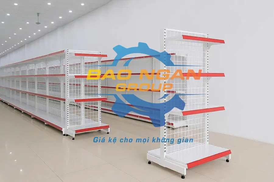 Kệ lưng lưới 4 tầng Bảo Ngân